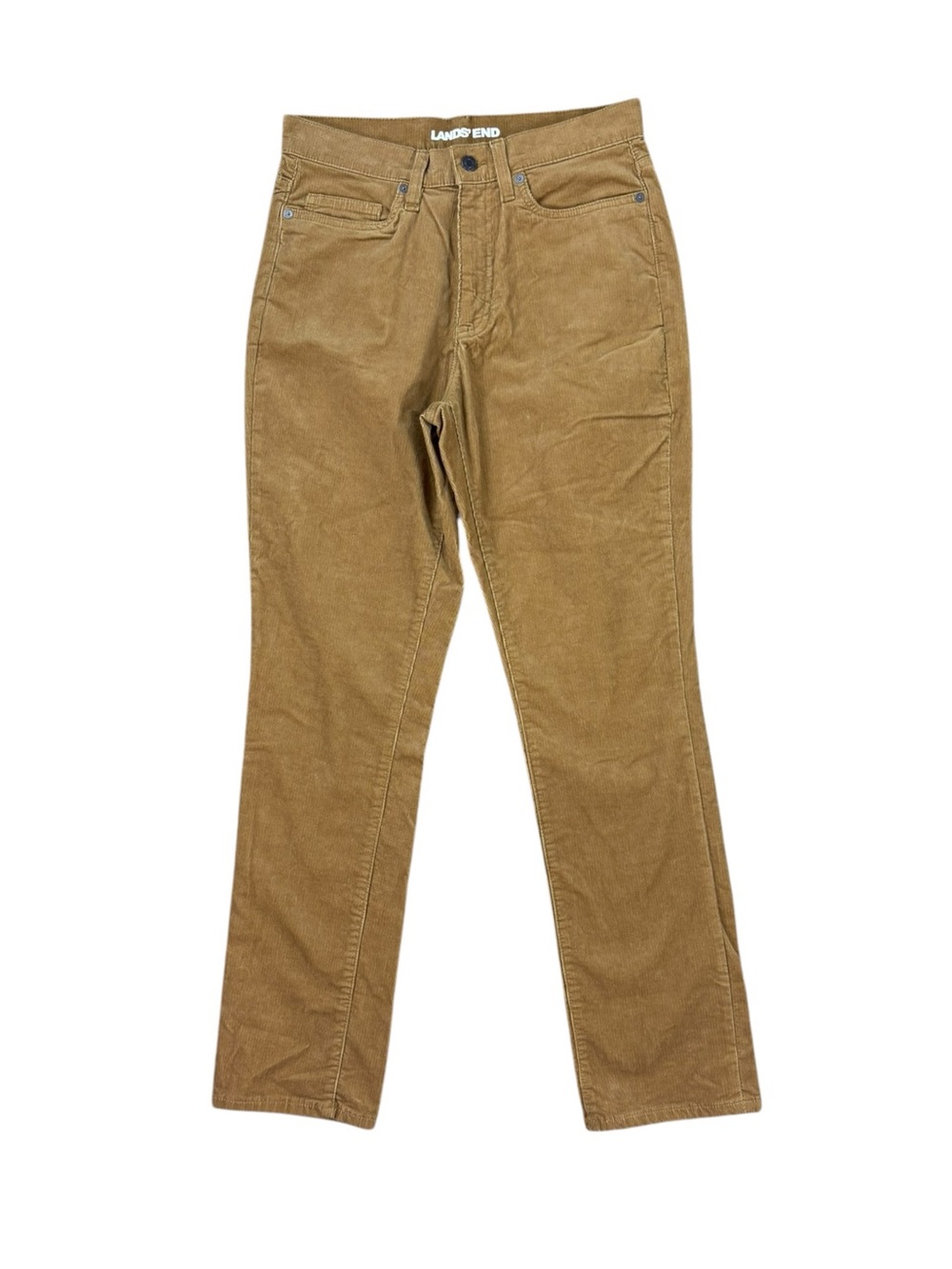 Woman’s Lands’ End tan corduroy pants size 6